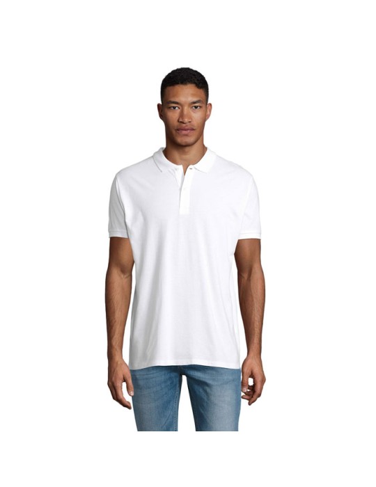 Polo PLANET MEN - 100% Coton Bio Personnalisé pas cher