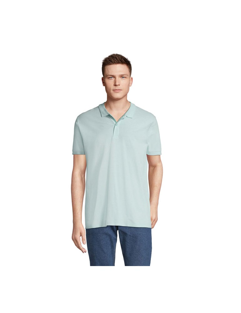 Polo PLANET MEN - 100% Coton Bio Personnalisé pas cher