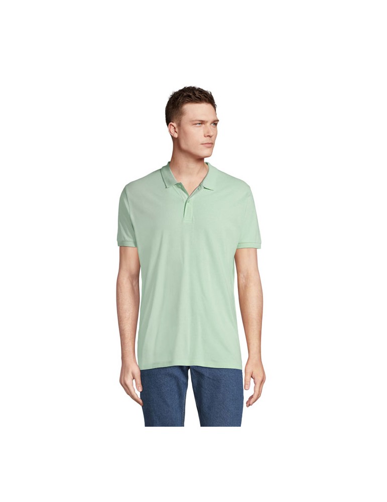 Polo PLANET MEN - 100% Coton Bio Personnalisé pas cher