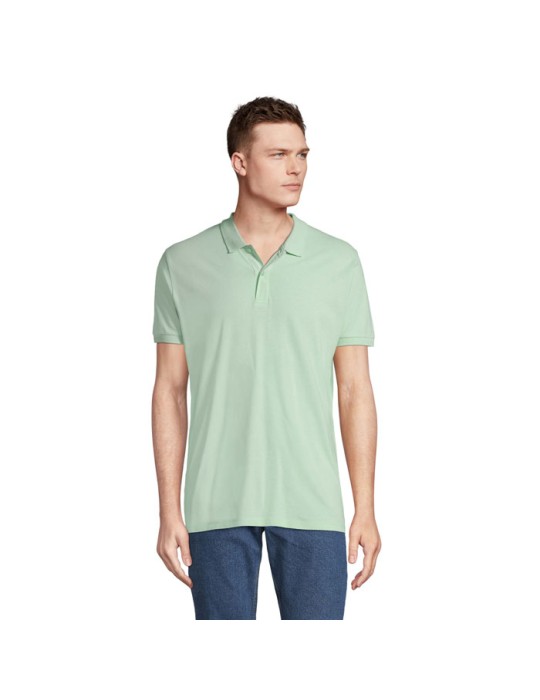Polo PLANET MEN - 100% Coton Bio Personnalisé pas cher