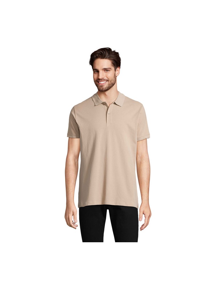 Polo PLANET MEN - 100% Coton Bio Personnalisé pas cher