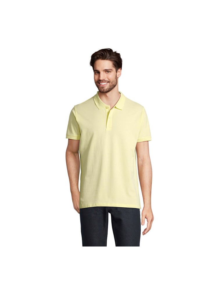 Polo PLANET MEN - 100% Coton Bio Personnalisé pas cher