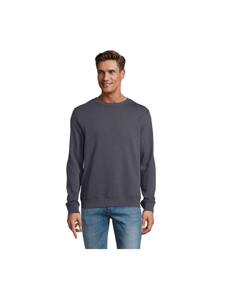 Sweat Unisexe - Coton Bio et Polyester Recyclé Personnalisé COMET pas cher