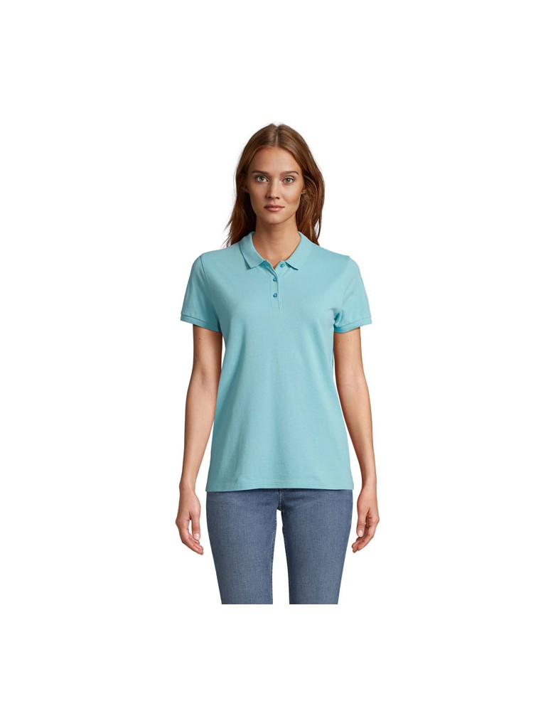 Polo PLANET WOMEN - 100% Coton Bio Personnalisé pas cher
