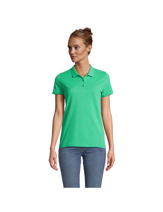 Polo PLANET WOMEN - 100% Coton Bio Personnalisé pas cher
