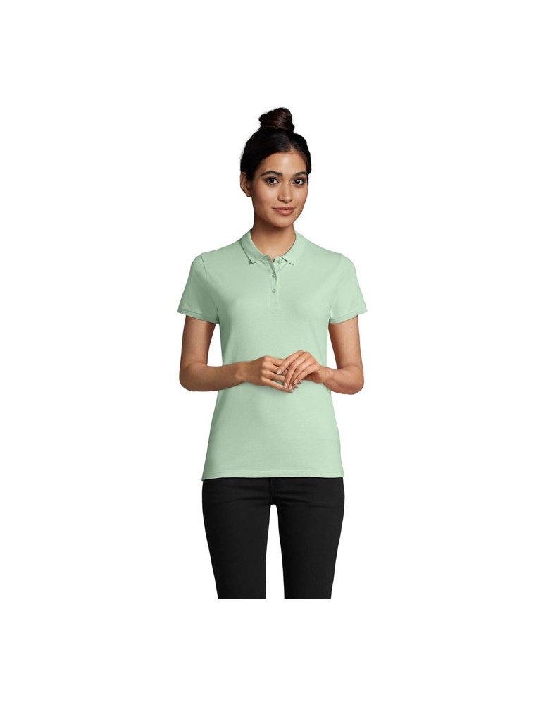 Polo PLANET WOMEN - 100% Coton Bio Personnalisé pas cher