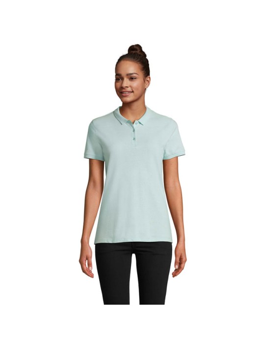 Polo PLANET WOMEN - 100% Coton Bio Personnalisé pas cher