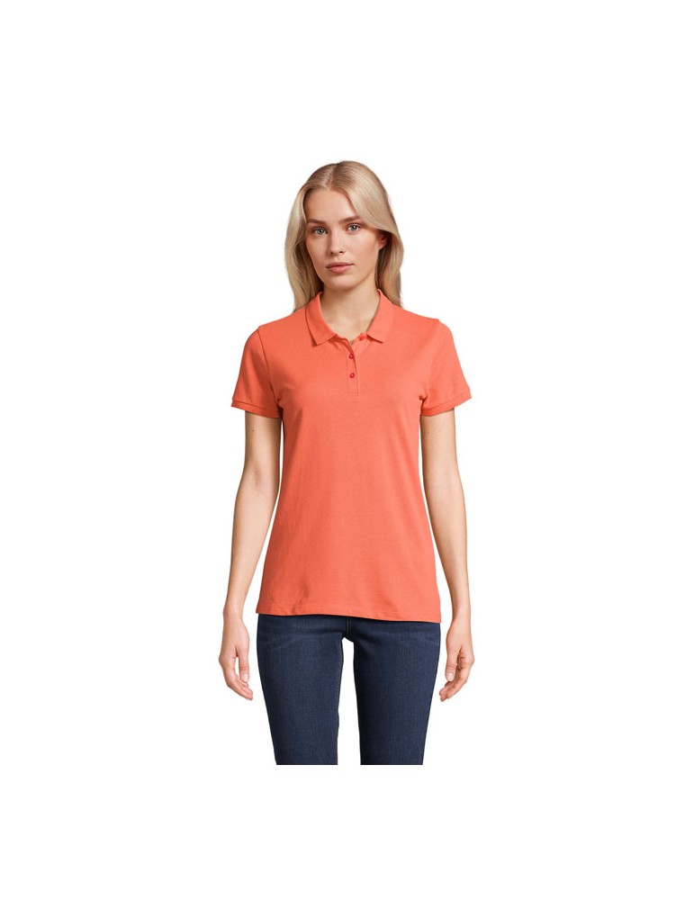Polo PLANET WOMEN - 100% Coton Bio Personnalisé pas cher