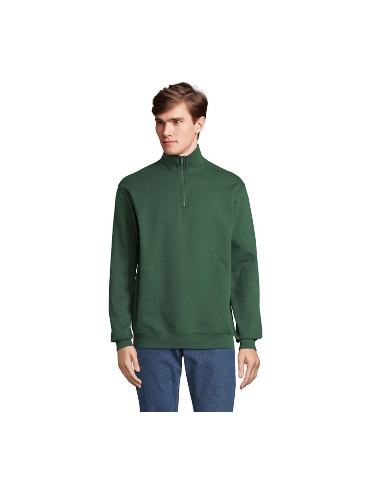 Sweat Zip Col Confortable et Éthique Personnalisé - Conrad pas cher