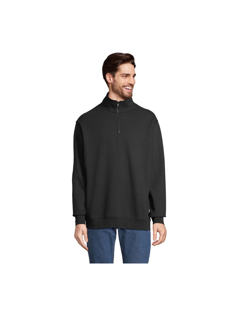Sweat Zip Col Confortable et Éthique Personnalisé - Conrad pas cher