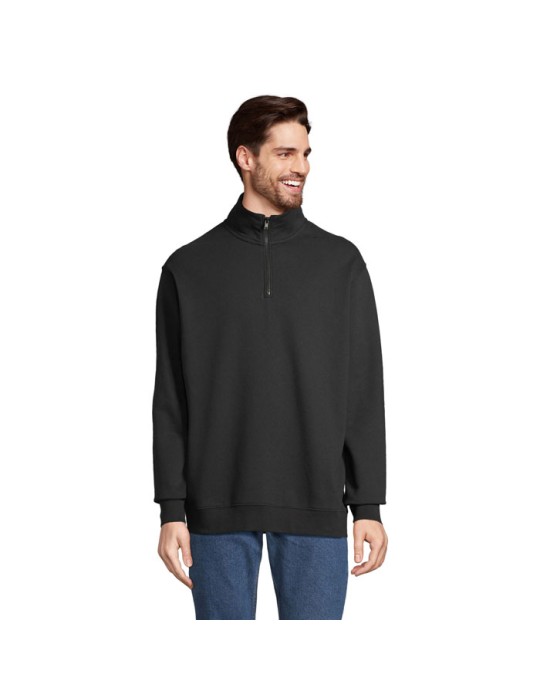 Sweat Zip Col Confortable et Éthique Personnalisé - Conrad pas cher