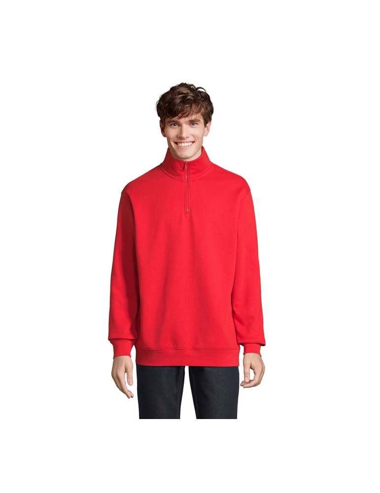 Sweat Zip Col Confortable et Éthique Personnalisé - Conrad pas cher