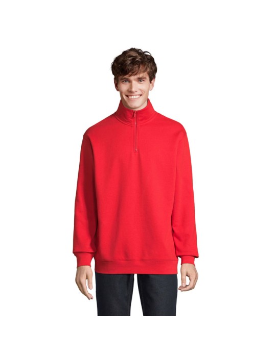 Sweat Zip Col Confortable et Éthique Personnalisé - Conrad pas cher