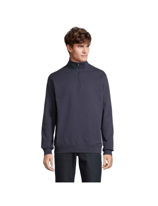 Sweat Zip Col Confortable et Éthique Personnalisé - Conrad pas cher