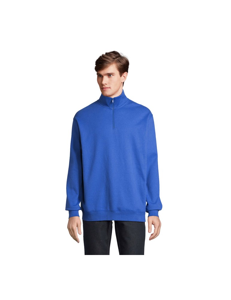 Sweat Zip Col Confortable et Éthique Personnalisé - Conrad pas cher