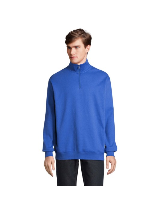 Sweat Zip Col Confortable et Éthique Personnalisé - Conrad pas cher