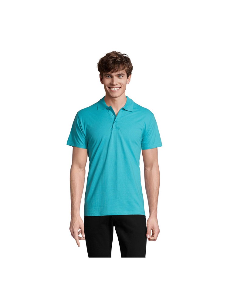 Polo Homme SPRING II 210g - Style et Qualité Personnalisé pas cher