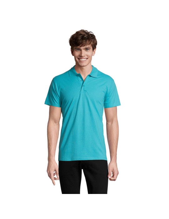 Polo Homme SPRING II 210g - Style et Qualité Personnalisé pas cher