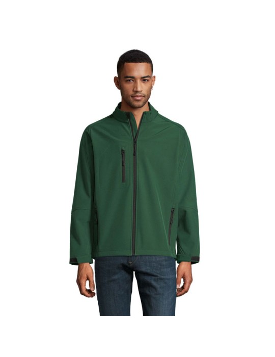 Veste Softshell Relax Men - Imperméable et Chaude Personnalisée pas cher