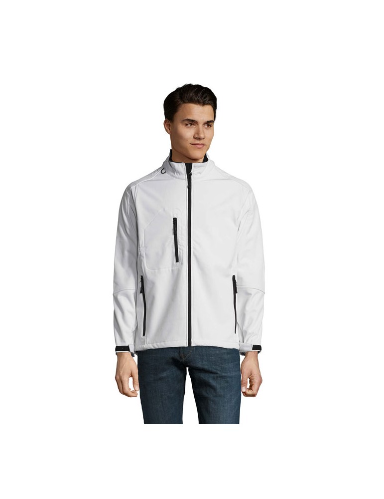 Veste Softshell Relax Men - Imperméable et Chaude Personnalisée pas cher