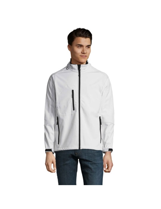 Veste Softshell Relax Men - Imperméable et Chaude Personnalisée pas cher