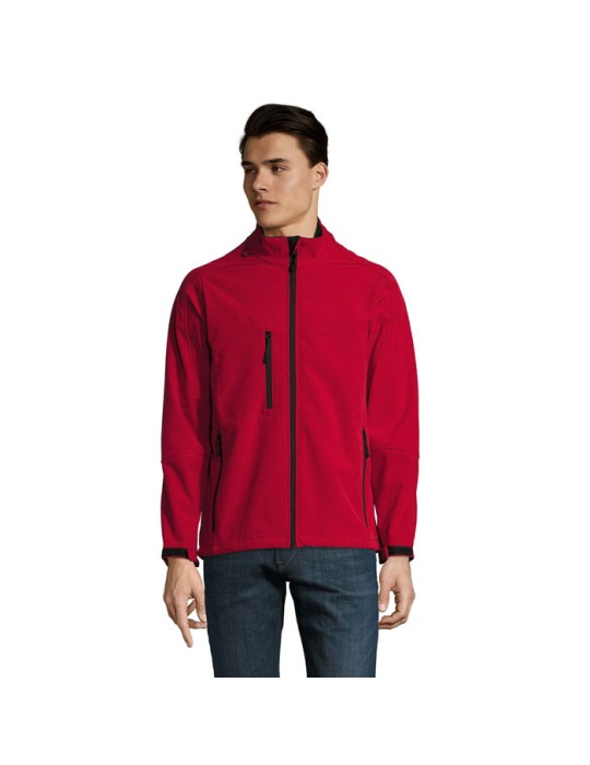 Veste Softshell Relax Men - Imperméable et Chaude Personnalisée pas cher