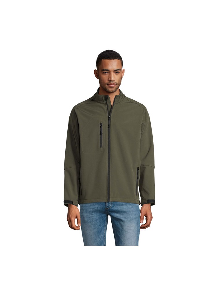 Veste Softshell Relax Men - Imperméable et Chaude Personnalisée pas cher