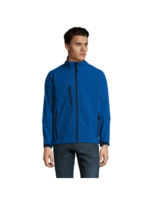 Veste Softshell Relax Men - Imperméable et Chaude Personnalisée pas cher
