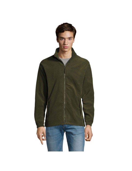 Veste Micropolaire Zippée pour Homme Personnalisée NORTH pas cher