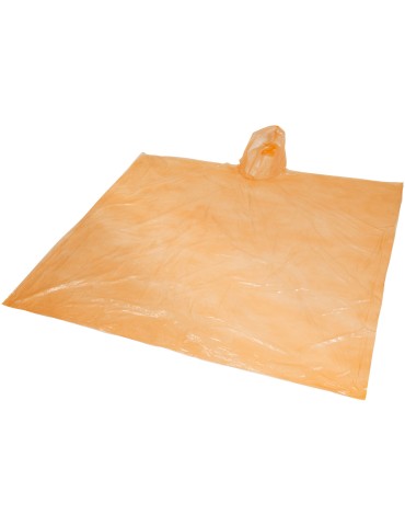 Poncho jetable pour la pluie avec pochette de rangement Ziva