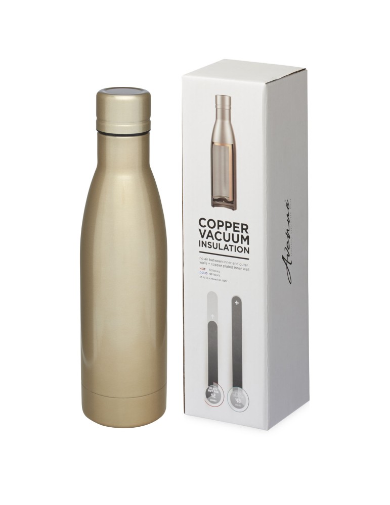 Bouteille isotherme Vasa sous vide avec couche de cuivre de 500 ml