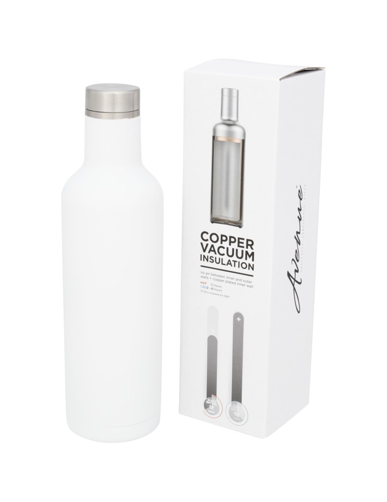 Bouteille Pinto avec isolation par le vide et couche de cuivre 750ml