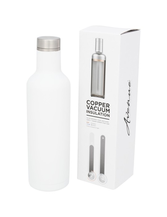Bouteille Pinto avec isolation par le vide et couche de cuivre 750ml