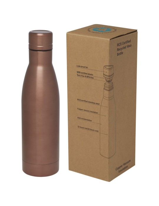 Bouteille isotherme Vasa en acier inoxydable recyclé certifié RCS de…