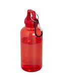 Bouteille d'eau Oregon de 400 ml en plastique recyclé avec mousqueton