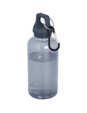 Bouteille d'eau Oregon de 400 ml en plastique recyclé avec mousqueton