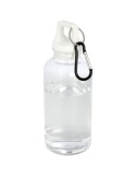 Bouteille d'eau Oregon de 400 ml en plastique recyclé avec mousqueton