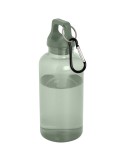 Bouteille d'eau Oregon de 400 ml en plastique recyclé avec mousqueton