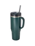 Mug isotherme Melbourne 1200 ml certifié RCS avec paille