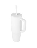Gobelet isotherme Brady 900 ml certifié RCS avec paille en silicone