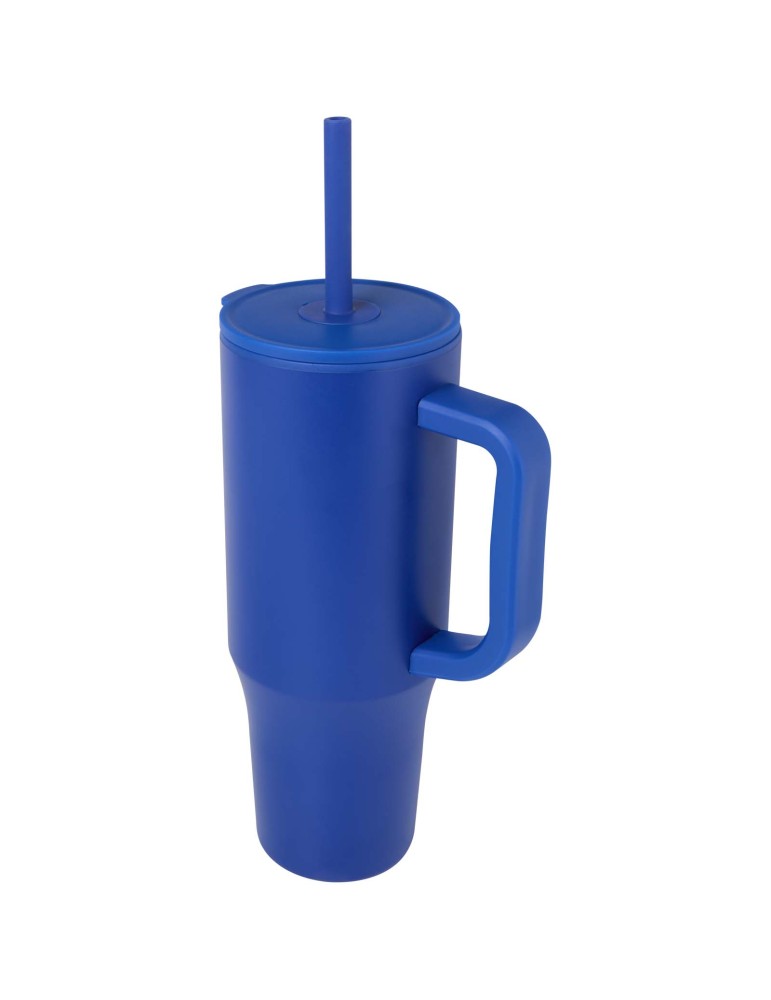 Gobelet isotherme Brady 900 ml certifié RCS avec paille en silicone