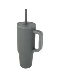 Gobelet isotherme Brady 900 ml certifié RCS avec paille en silicone