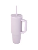 Gobelet isotherme Brady 900 ml certifié RCS avec paille en silicone