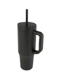 Gobelet isotherme Brady 900 ml certifié RCS avec paille en silicone