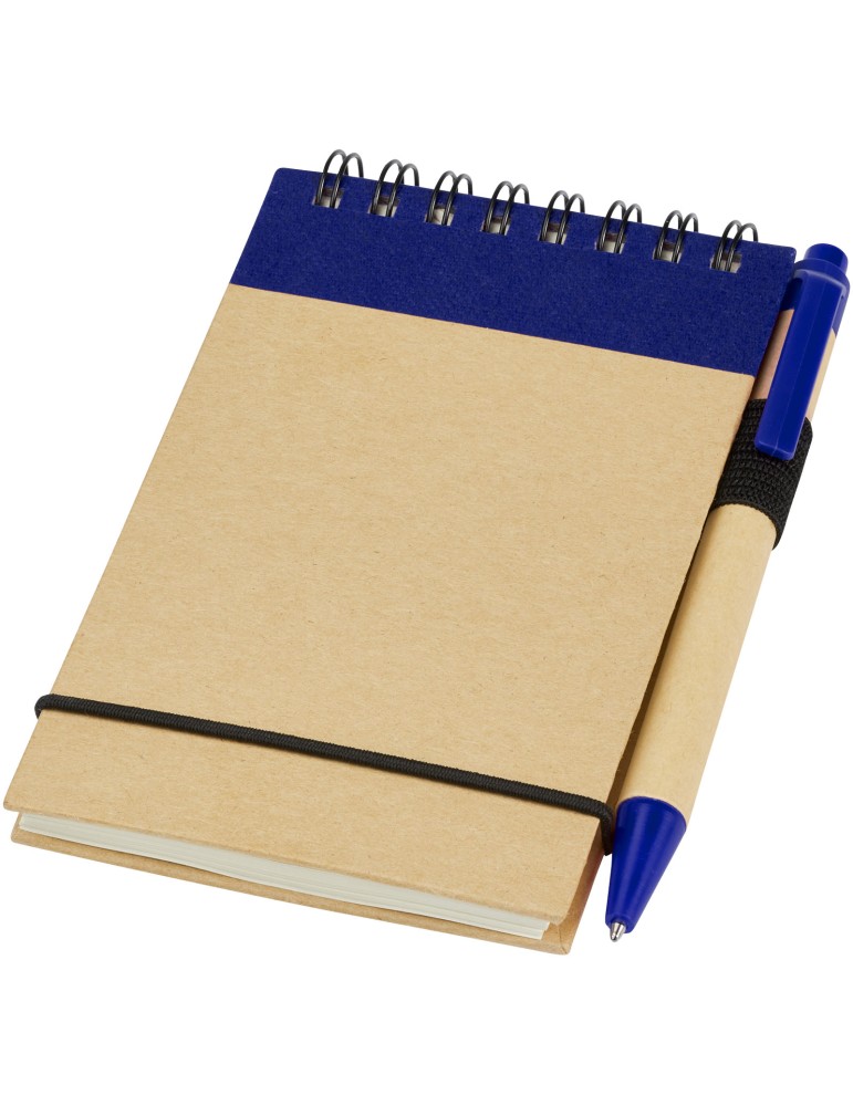 Bloc-notes recyclé format A7 avec stylo Zuse