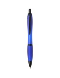 Stylo bille Nash en plastique recyclé avec garnitures noires (encre…