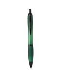 Stylo bille Nash en plastique recyclé avec garnitures noires (encre…
