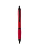 Stylo bille Nash en plastique recyclé avec garnitures noires (encre…