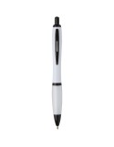 Stylo bille Nash en plastique recyclé avec garnitures noires (encre…