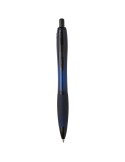 Stylo bille Nash en plastique recyclé avec garnitures noires (encre…